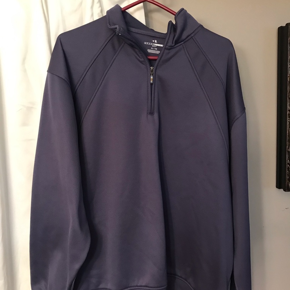 Men’s Grand Slam Golf 1/4 zip Grey pullover XL